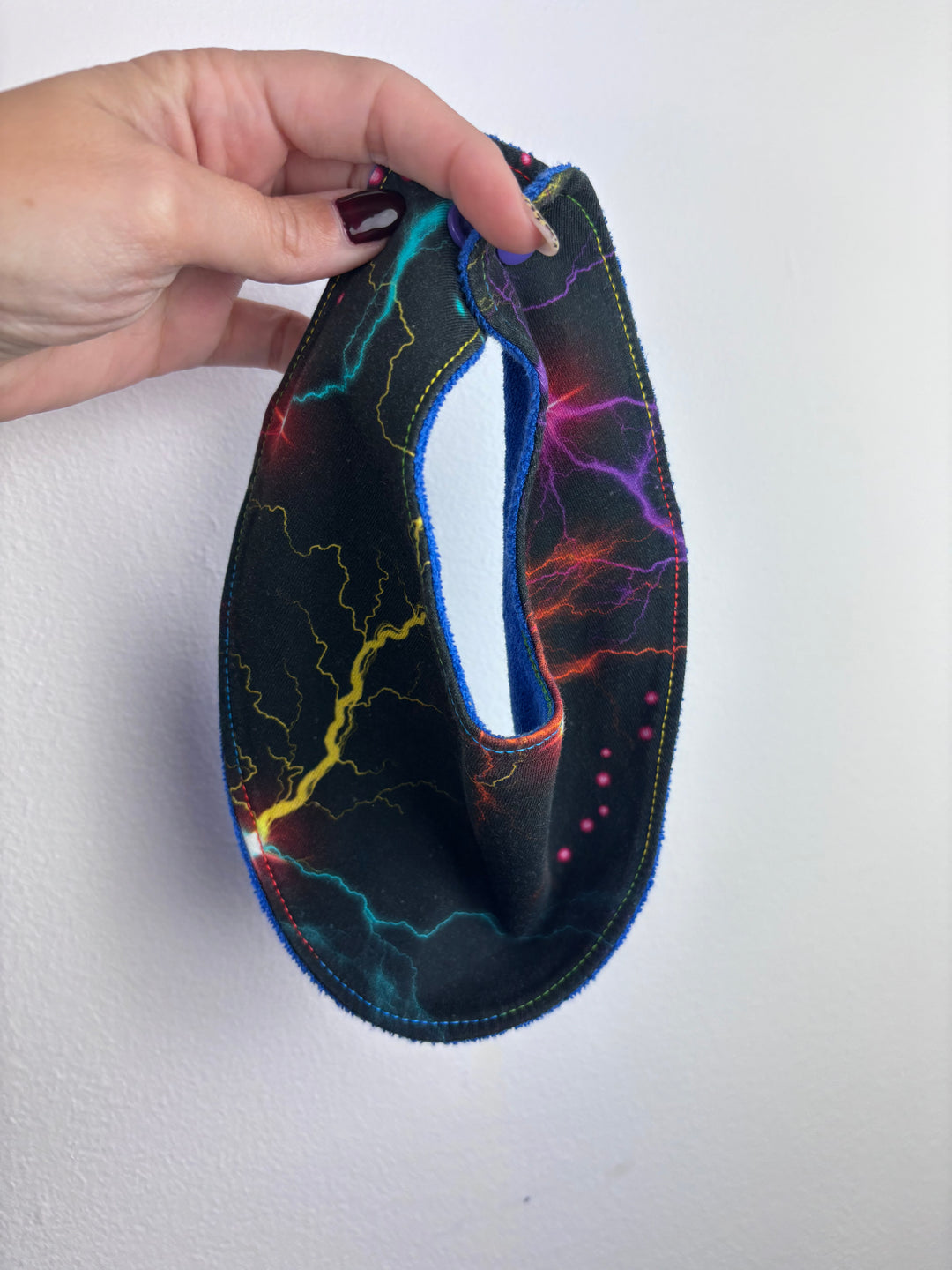 Handmade Lightning Leggings and Bib Set 6–12 Months-Leggings-Second Snuggle Preloved