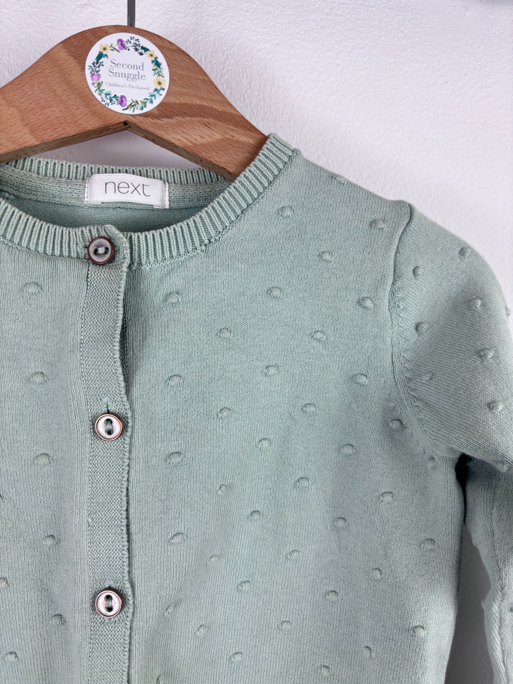 Next Green Cardigan 2–3 Years-Cardigans-Second Snuggle Preloved