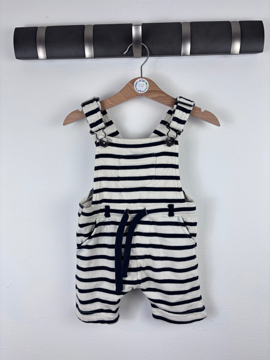 M&S Stripe Short Dungarees 18-24 Months-Dungarees-Second Snuggle Preloved