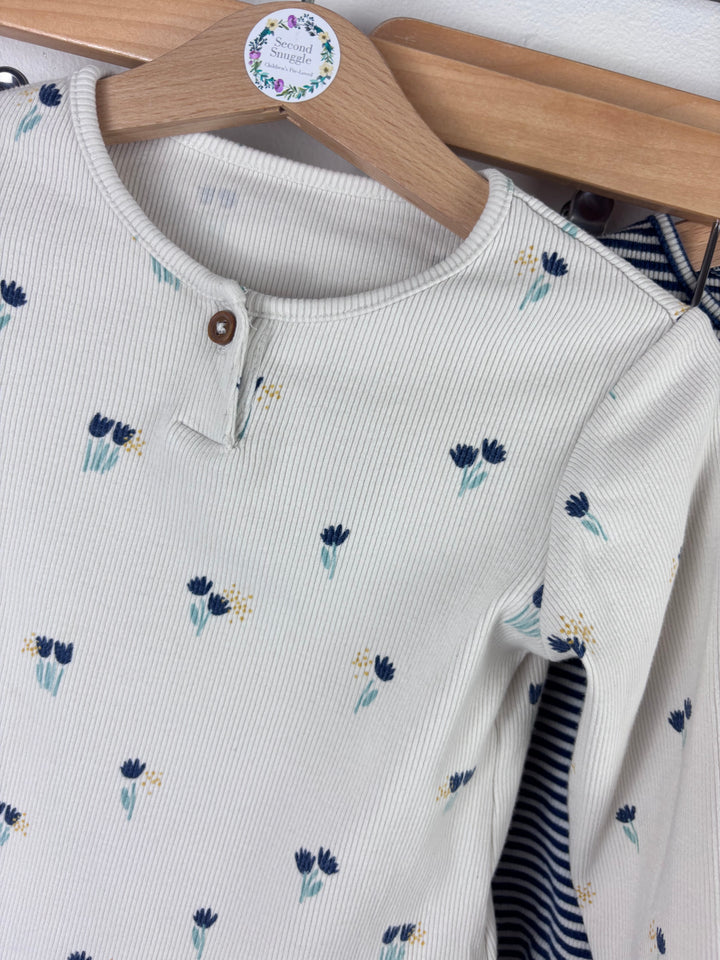 M&S Ribbed Pyjama Sets 18-24 Months-Sets-Second Snuggle Preloved