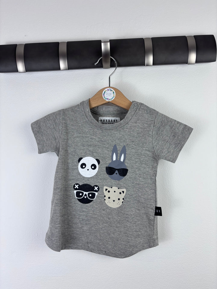Hux Baby Animal Print T-Shirt 6-12 Months-Tops-Second Snuggle Preloved