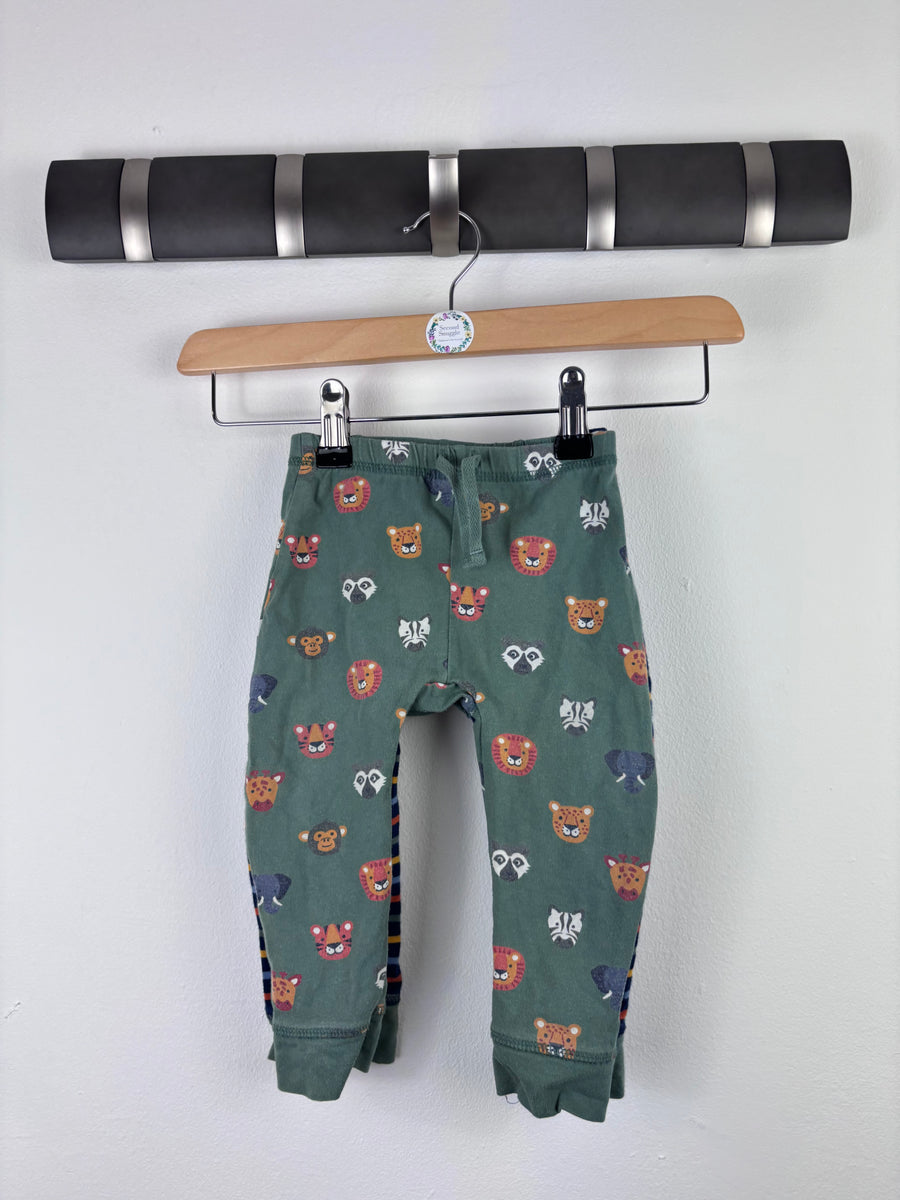 JoJo Maman Bébé Animal Print Leggings 6-12 Months-Leggings-Second Snuggle Preloved