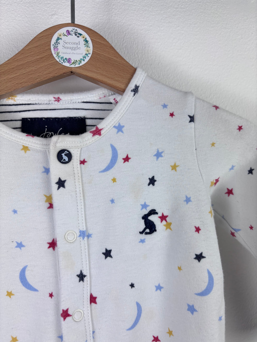 Joules Sleepsuit 6-9 Months-Sleepsuits-Second Snuggle Preloved