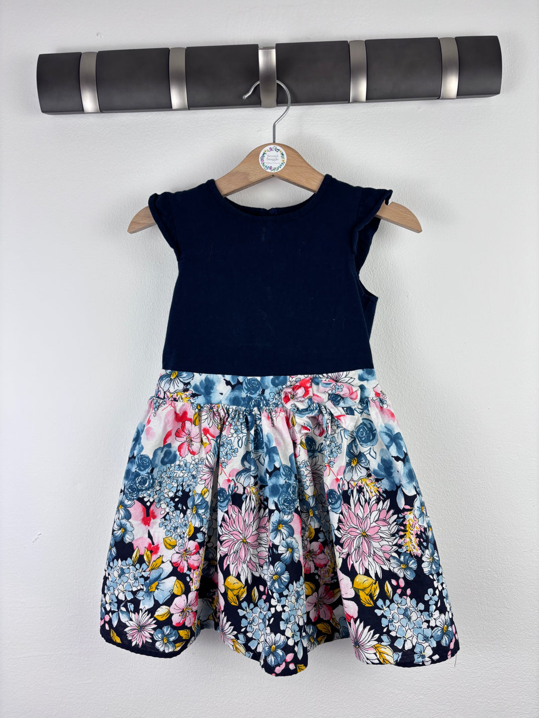 Nutmeg Floral Dress 2-3 Years-Dresses-Second Snuggle Preloved
