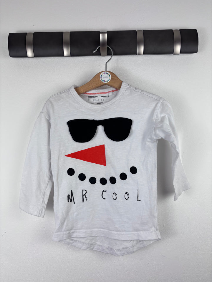 Next ‘Mr Cool’ Snowman Top 18–24 Months