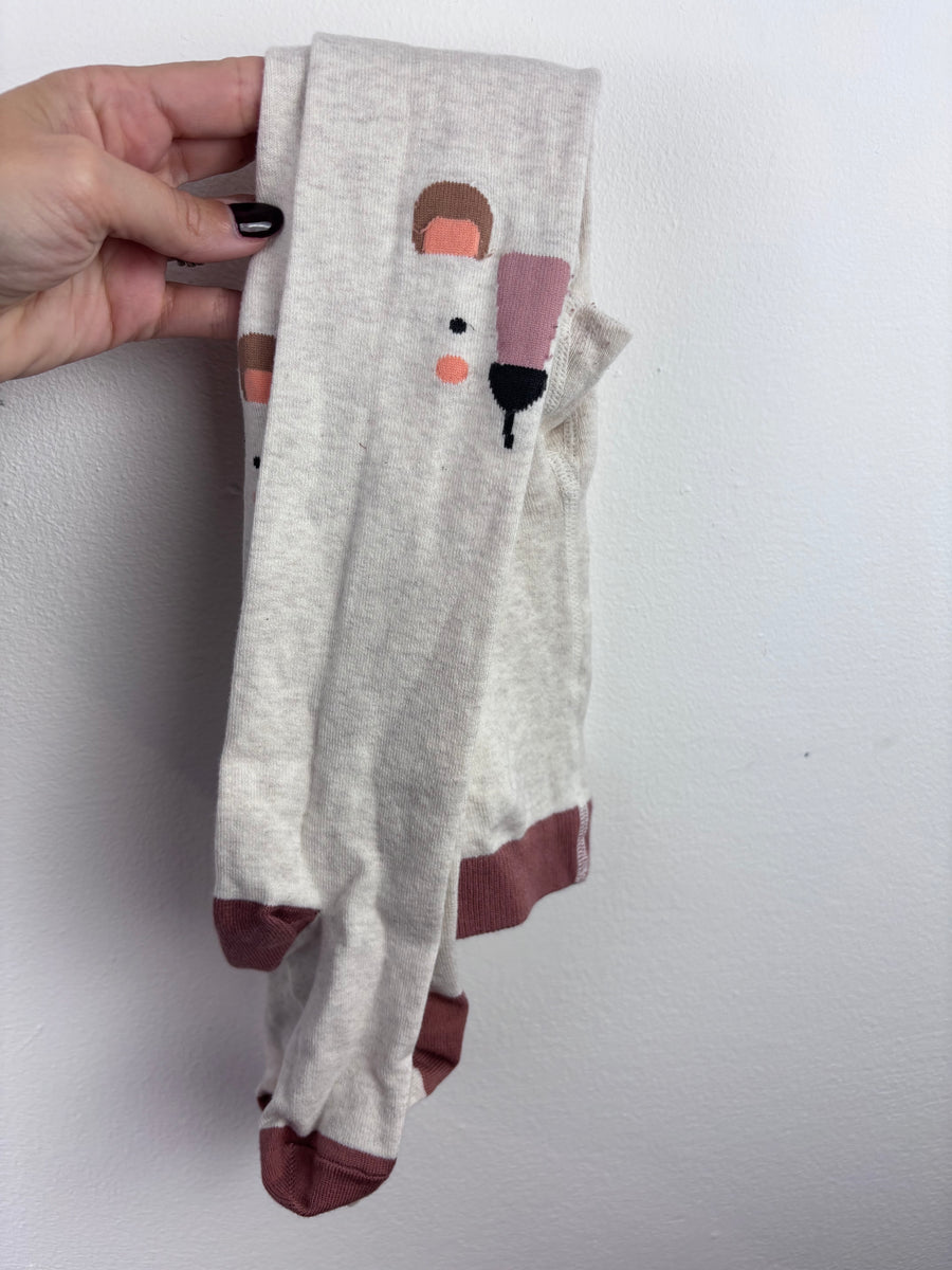 Next Animal Print Blouse 5-6 Years-Tights & Socks-Second Snuggle Preloved