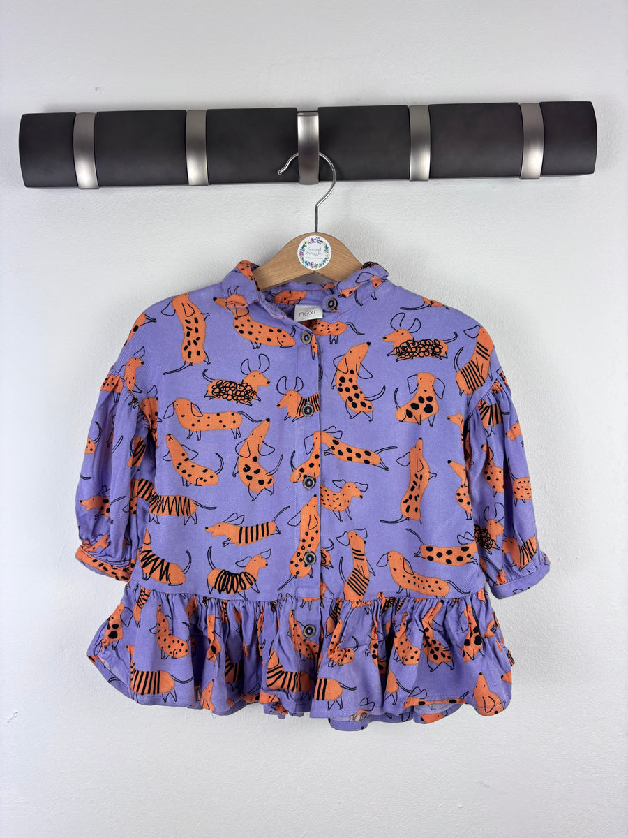 Next Fox Dress 6-9 Months-Dresses-Second Snuggle Preloved