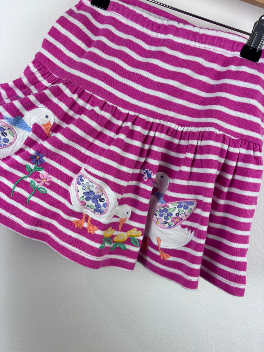 JoJo Maman Bebe Duck Appliqué Skirt 4-5 Years-Skorts-Second Snuggle Preloved