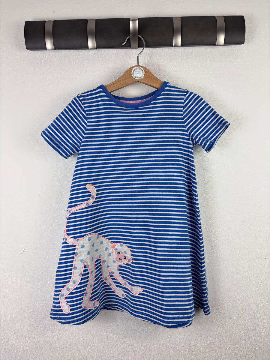 Boden Blue Stripe Monkey Dress 3-4 Years-Dresses-Second Snuggle Preloved