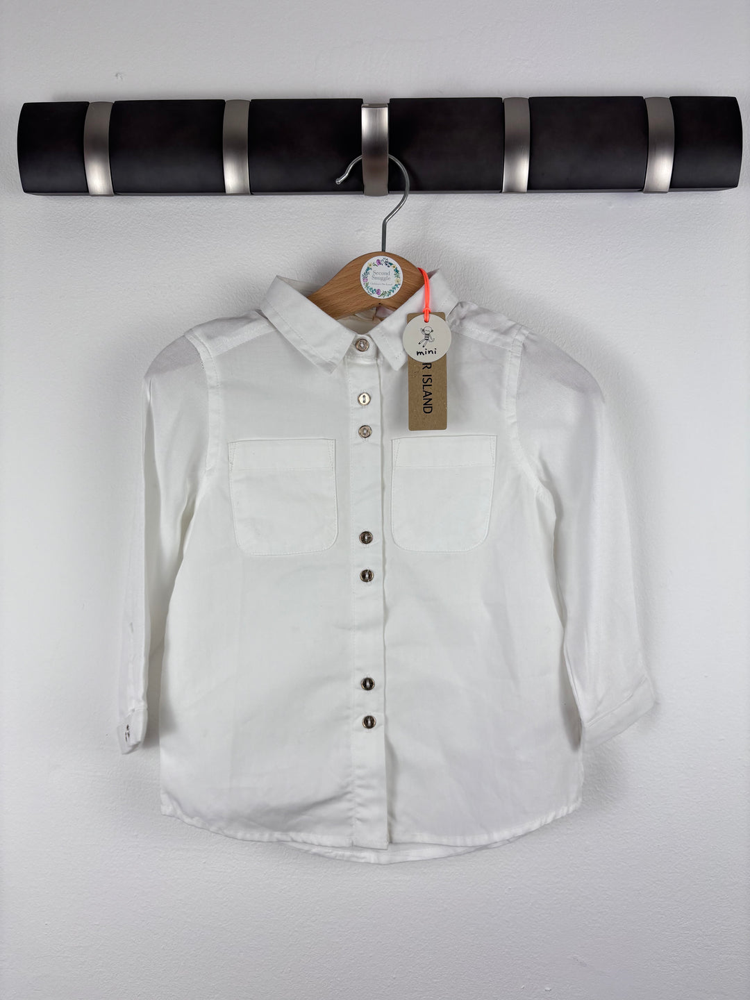 River Island White Shirt 12-18 Months-Shirts-Second Snuggle Preloved