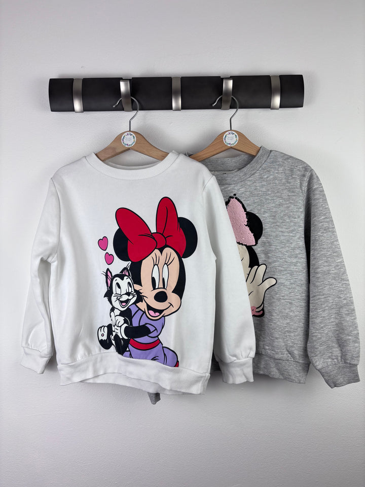 H&M Minnie Mouse Sweatshirts Set 5-6 Years-Jumpers-Second Snuggle Preloved