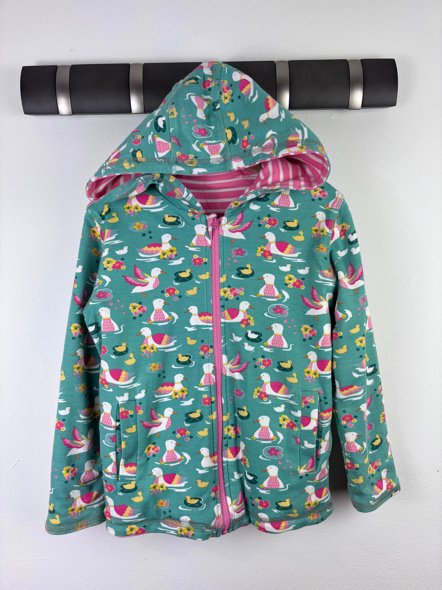 JoJo Maman Bébé Duck Print Hoodie 5-6 Years-Hoodies-Second Snuggle Preloved