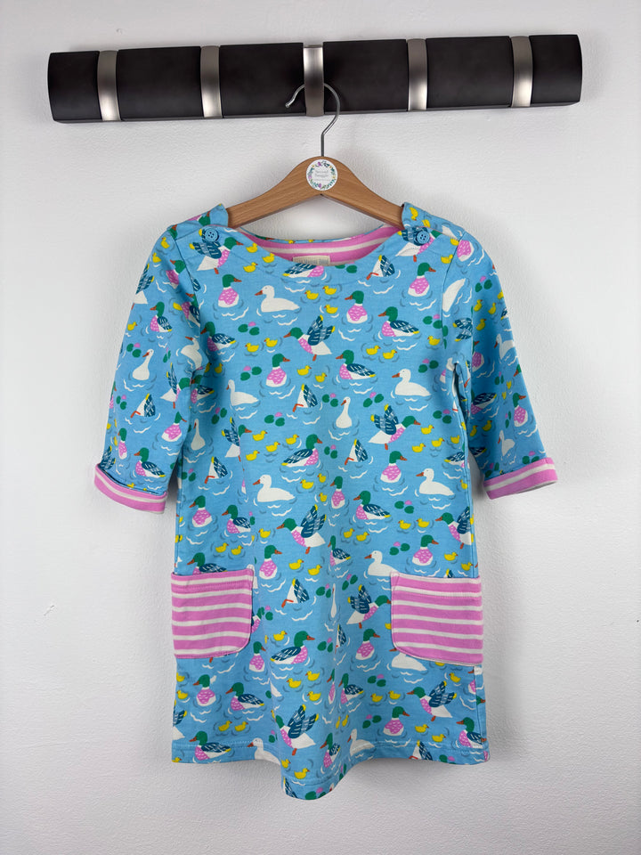 JoJo Maman Bébé Duck Print Dress 3-4 Years-Dresses-Second Snuggle Preloved