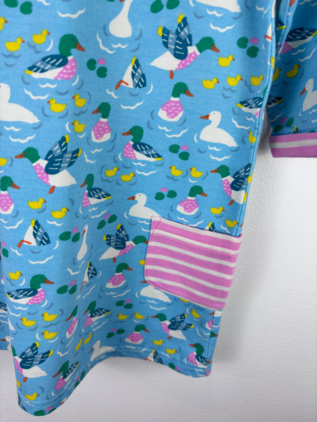 JoJo Maman Bébé Duck Print Dress 3-4 Years-Dresses-Second Snuggle Preloved