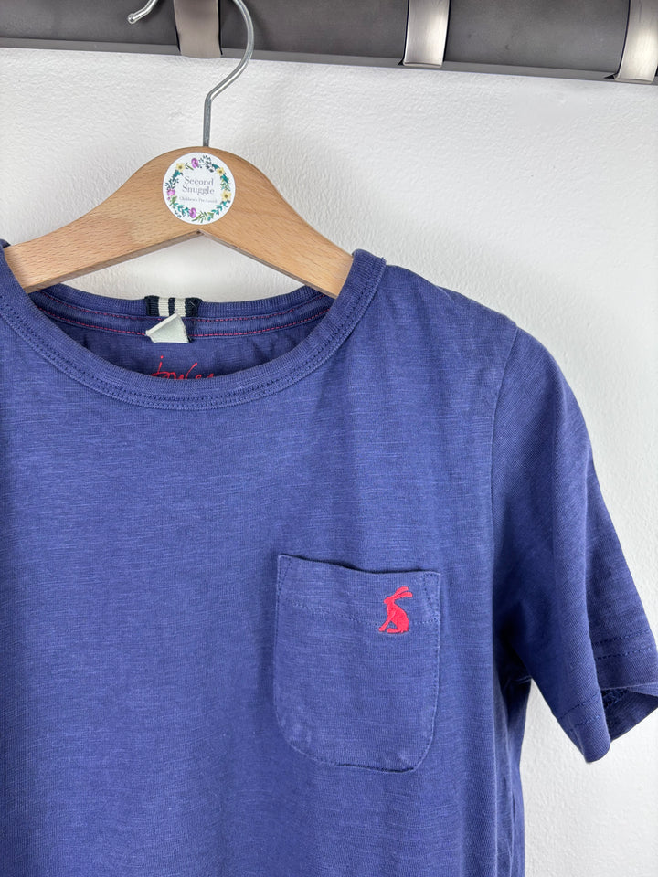 Joules Navy Pocket T-Shirt 9-10 Years-Tops-Second Snuggle Preloved