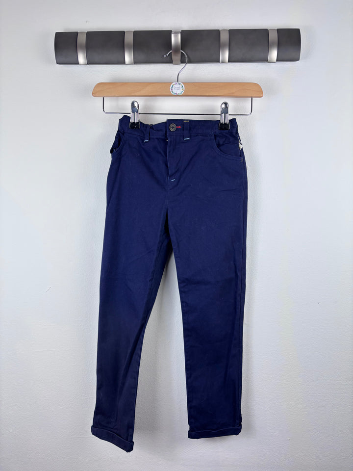 White Stuff Navy Chinos 5-6 Years-Trousers-Second Snuggle Preloved