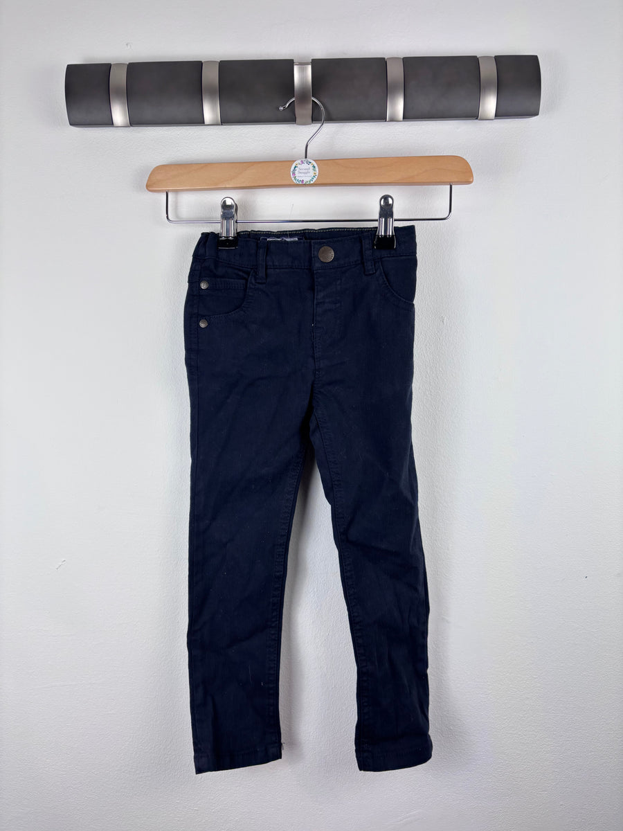 Next Navy Skinny Jeans 2-3 Years-Trousers-Second Snuggle Preloved