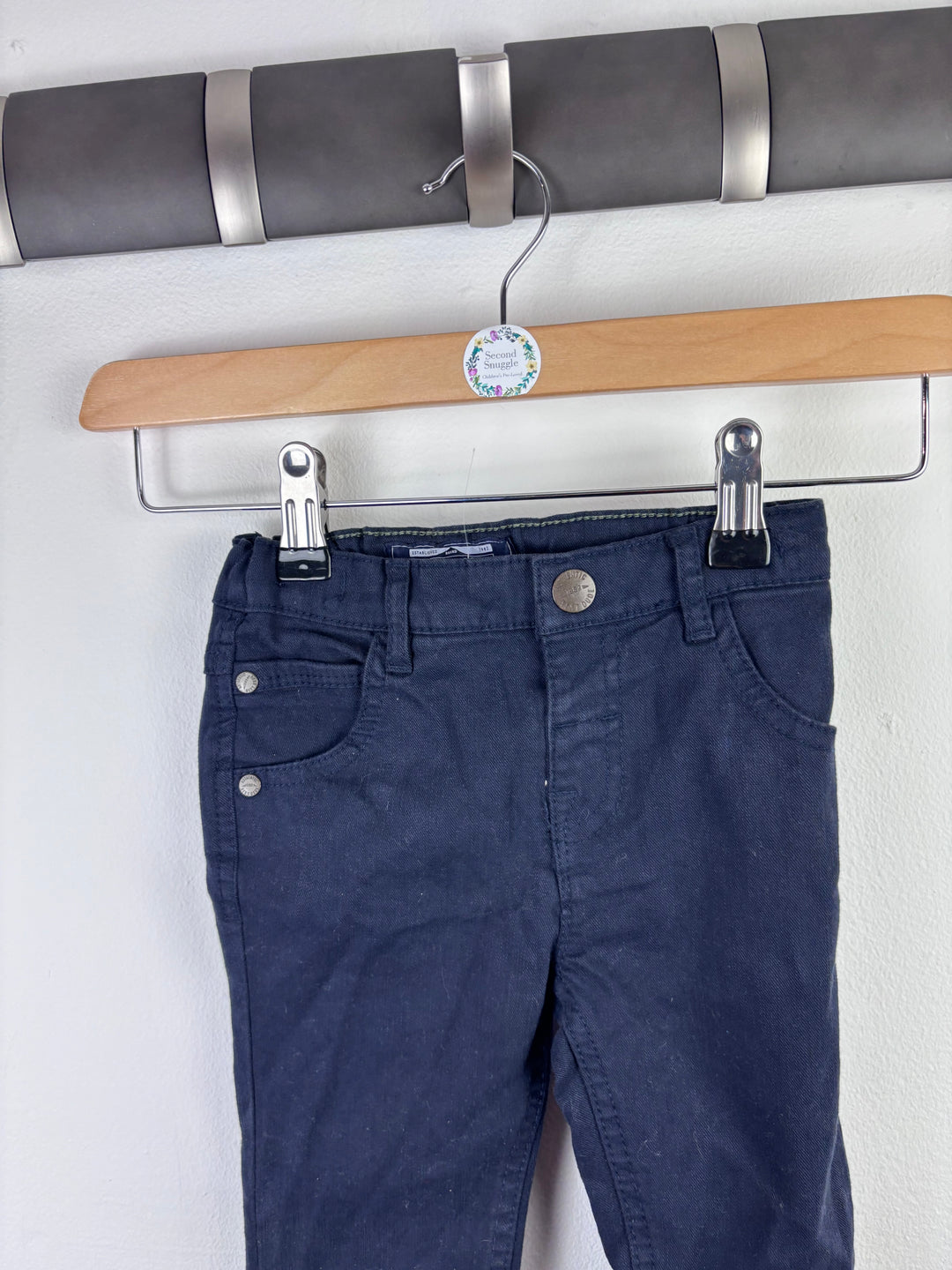 Next Navy Skinny Jeans 2-3 Years-Trousers-Second Snuggle Preloved
