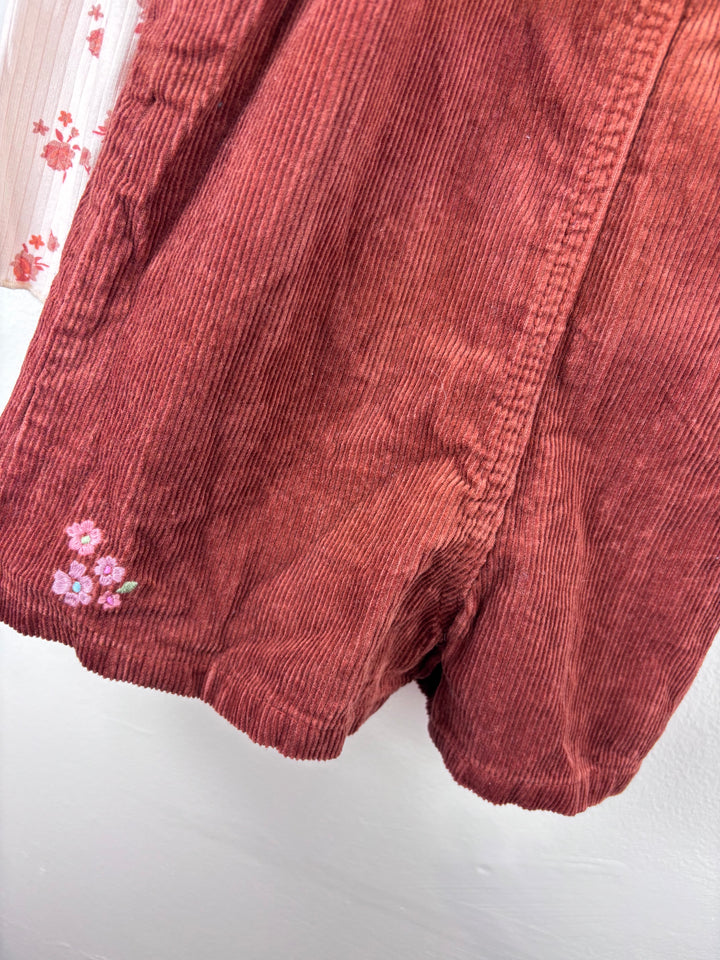 Next Cord Dungaree Set 5-6 Years-Dungarees-Second Snuggle Preloved