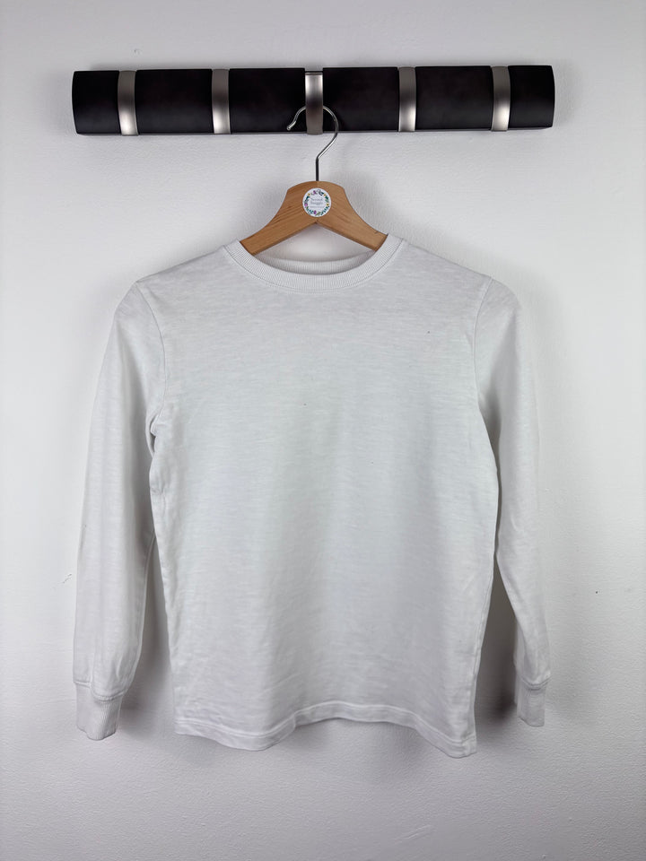 Next White Long Sleeve Top 9 Years-Tops-Second Snuggle Preloved