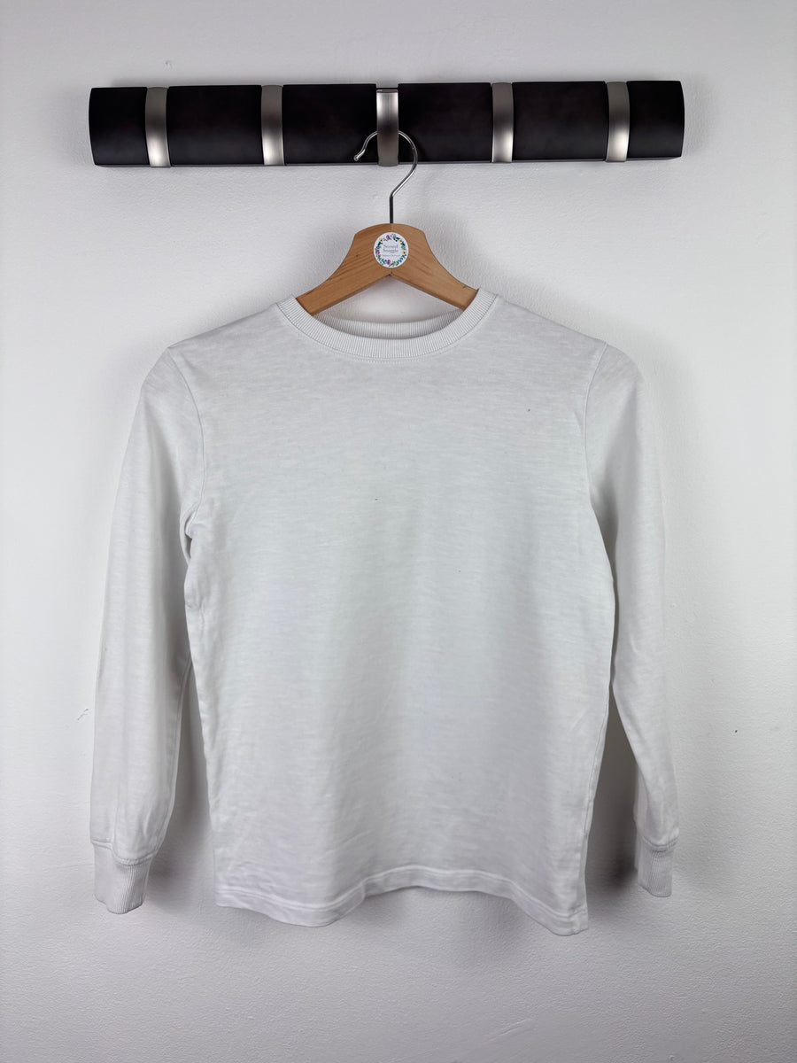Next White Long Sleeve Top 9 Years-Tops-Second Snuggle Preloved