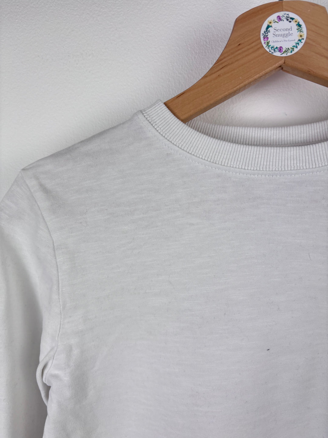 Next White Long Sleeve Top 9 Years-Tops-Second Snuggle Preloved