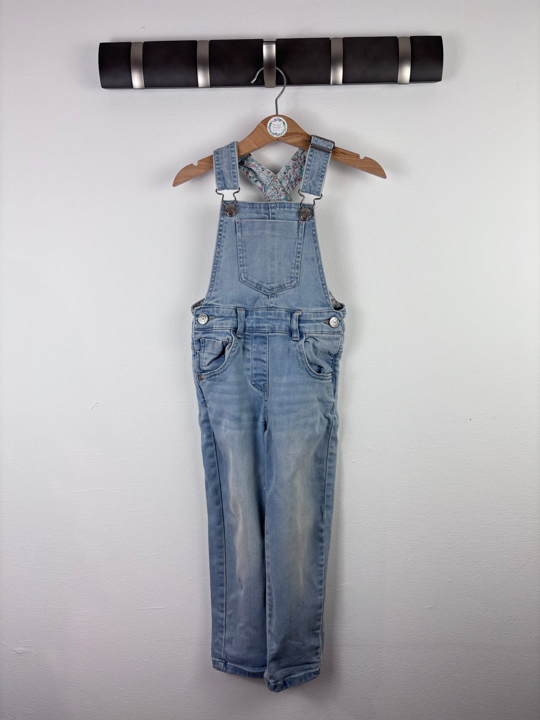 Next Light Denim Dungarees 2-3 Years-Dungarees-Second Snuggle Preloved