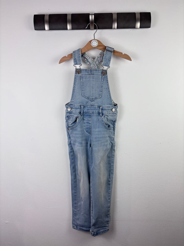 Next Light Denim Dungarees 2-3 Years-Dungarees-Second Snuggle Preloved