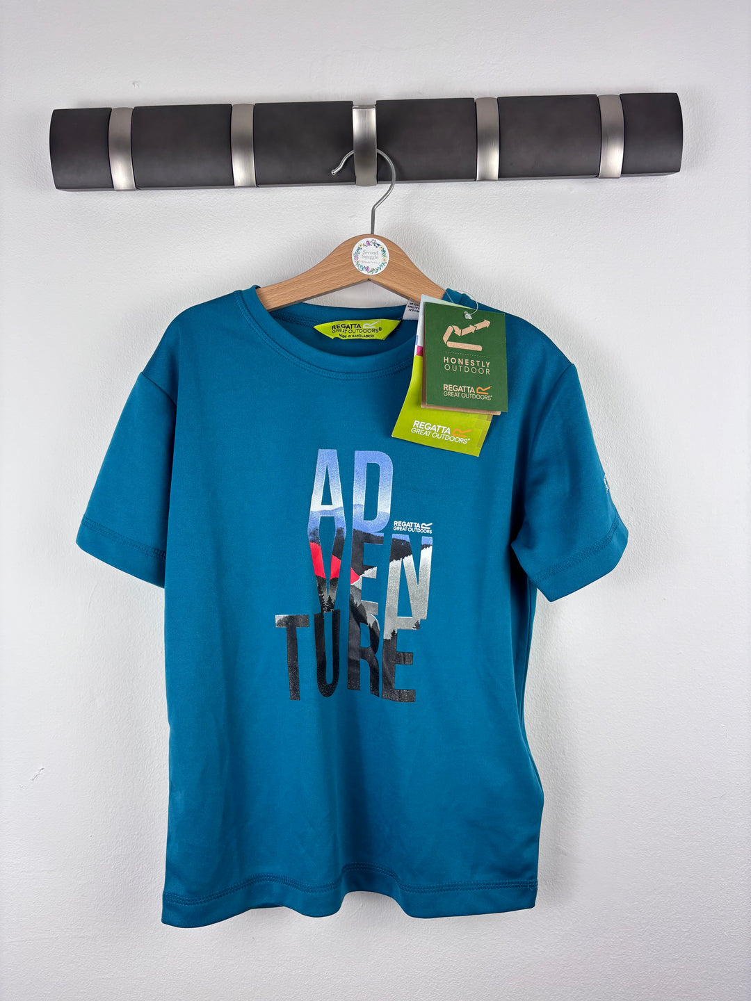 Regatta Teal Adventure T-Shirt 7-8 Years-Tops-Second Snuggle Preloved