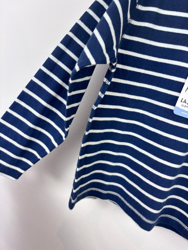 Lazy Jacks Navy Stripe Top 5-6 Years-Tops-Second Snuggle Preloved