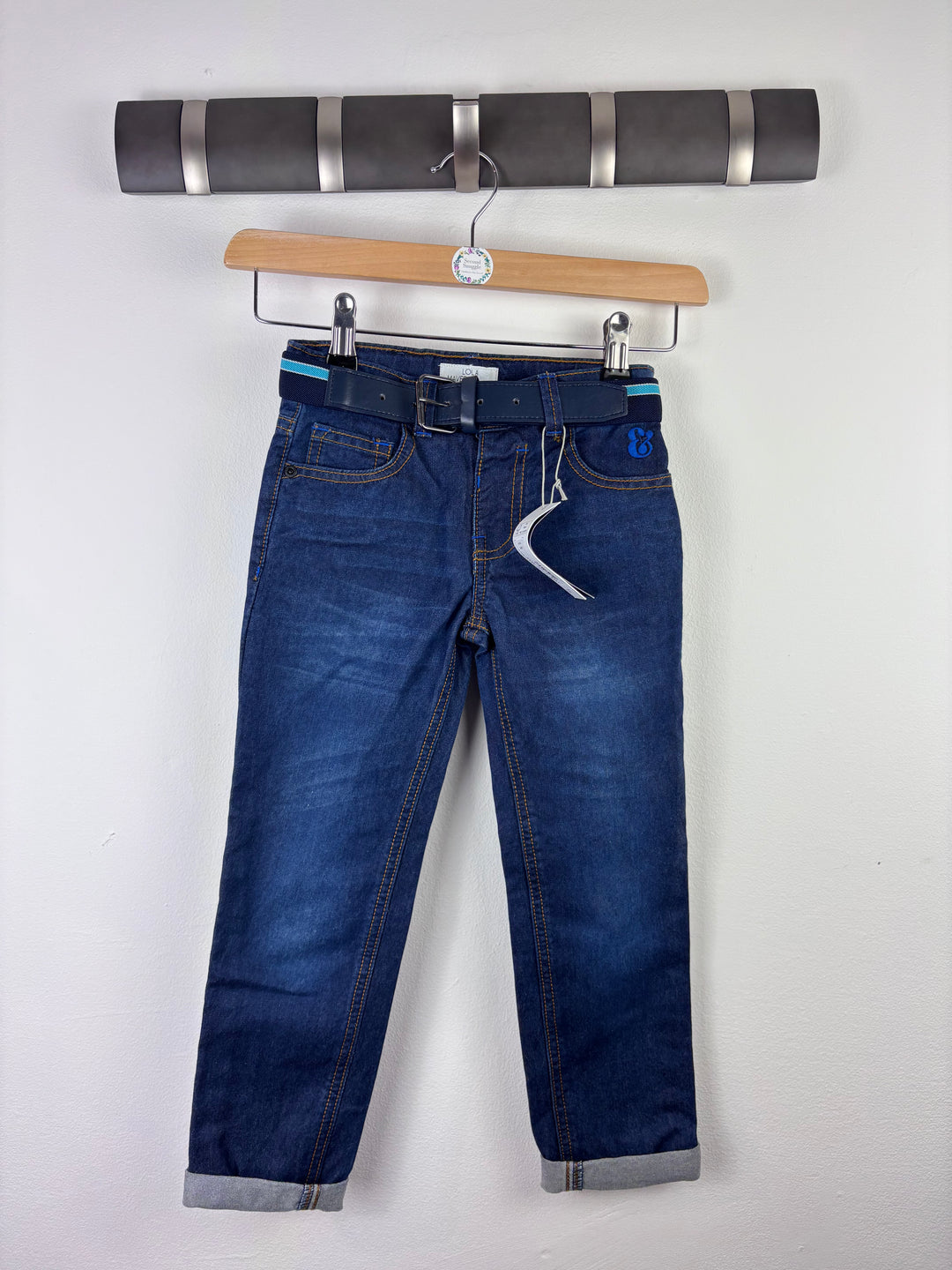 Lola Maverick Jeans with Belt 5 Years-Trousers-Second Snuggle Preloved
