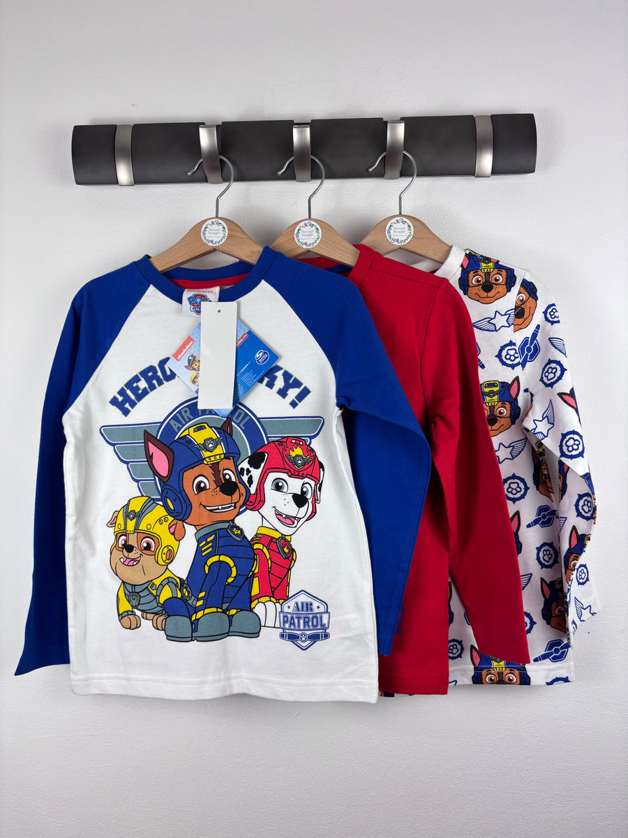 Fred & Flo Paw Patrol Long Sleeve Tops Set 5-6 Years-Tops-Second Snuggle Preloved