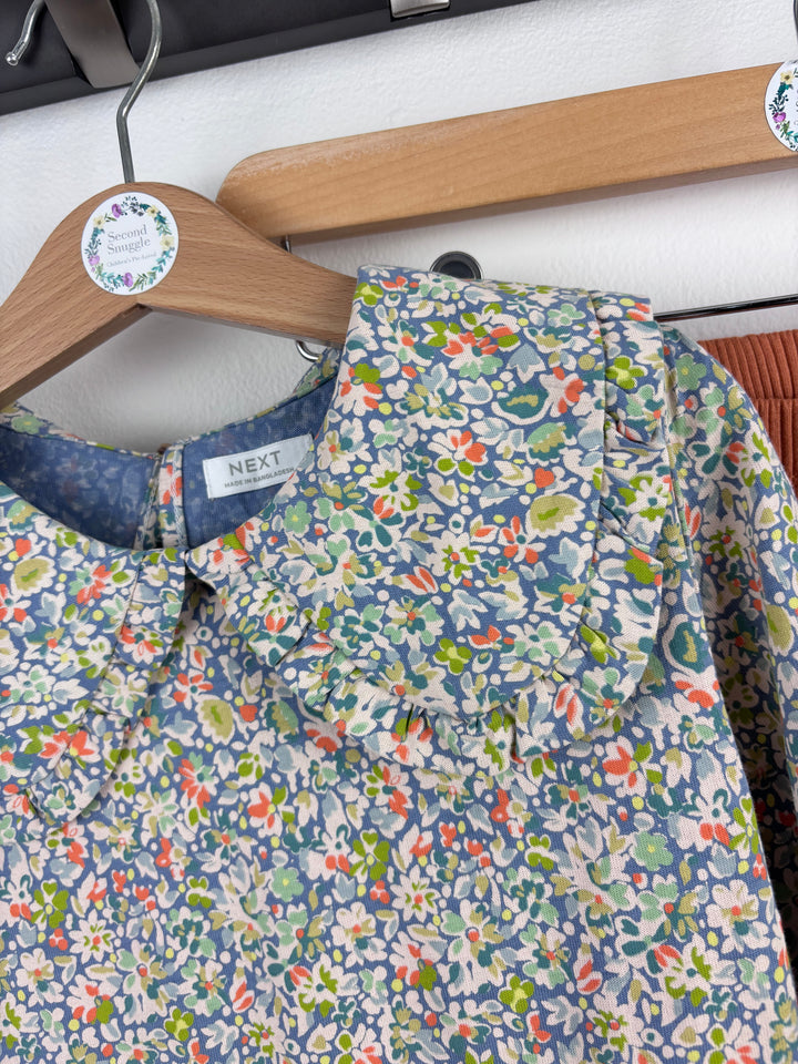 Ex Next Floral Top and Rust Leggings Set Various Sizes-Sets-Second Snuggle Preloved