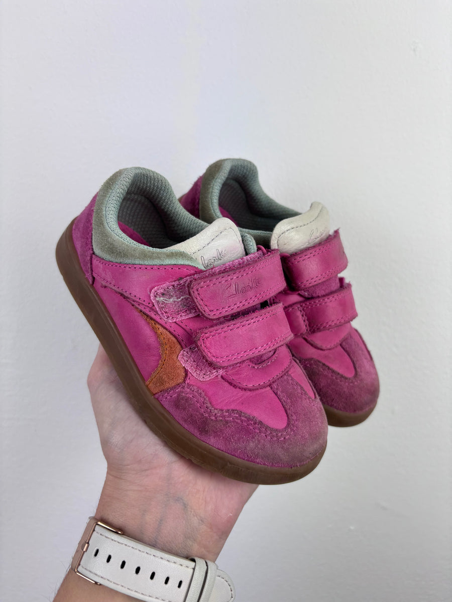 Clarks Pink Trainers UK 7G-Shoes-Second Snuggle Preloved