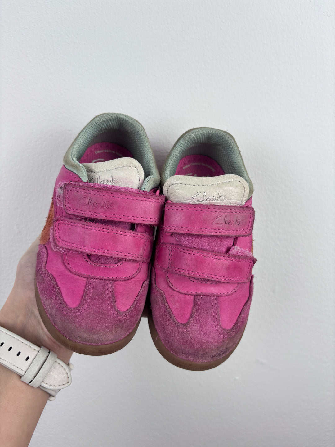 Clarks Pink Trainers UK 7G-Shoes-Second Snuggle Preloved