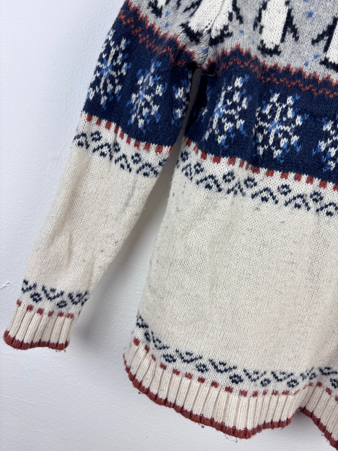 John Lewis Penguin Knit Jumper 5 Years-Jumpers-Second Snuggle Preloved