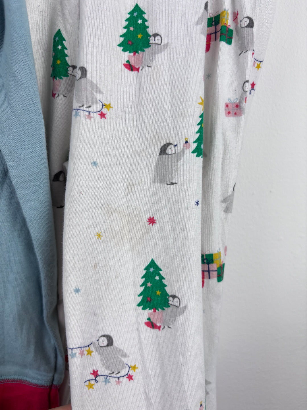 Boden Blue Christmas Pyjama Set 5 Years-Night Wear-Second Snuggle Preloved
