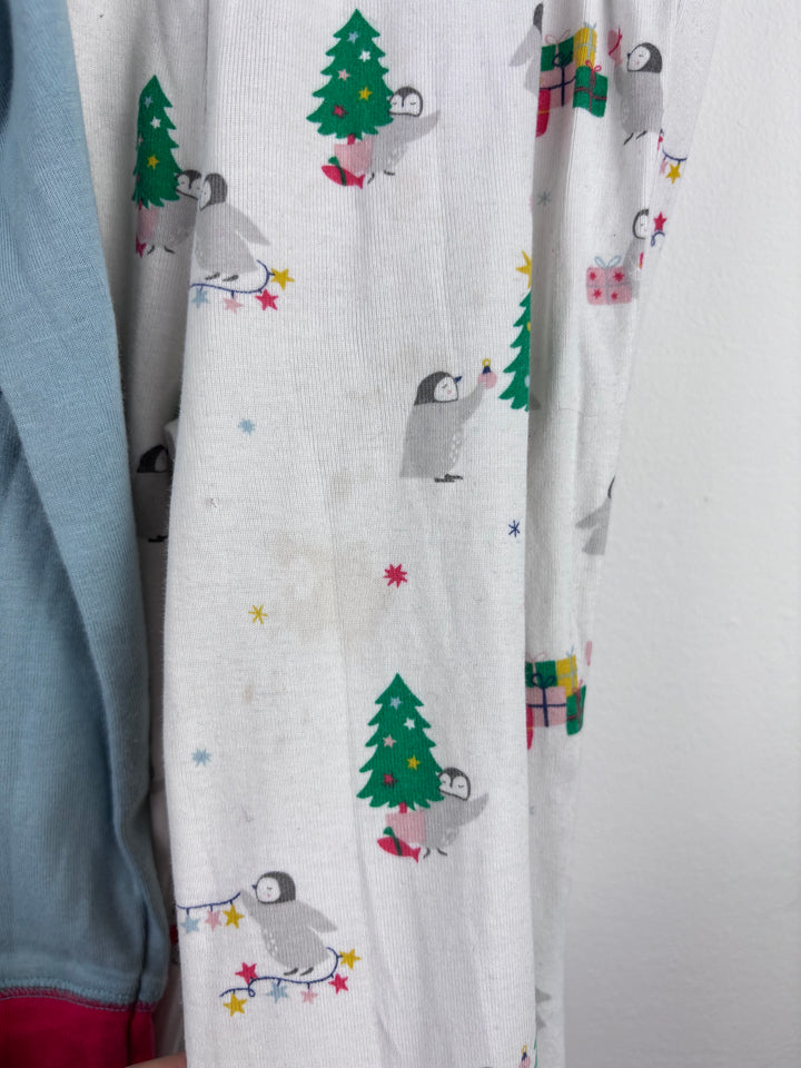 Boden Blue Christmas Pyjama Set 5 Years-Night Wear-Second Snuggle Preloved
