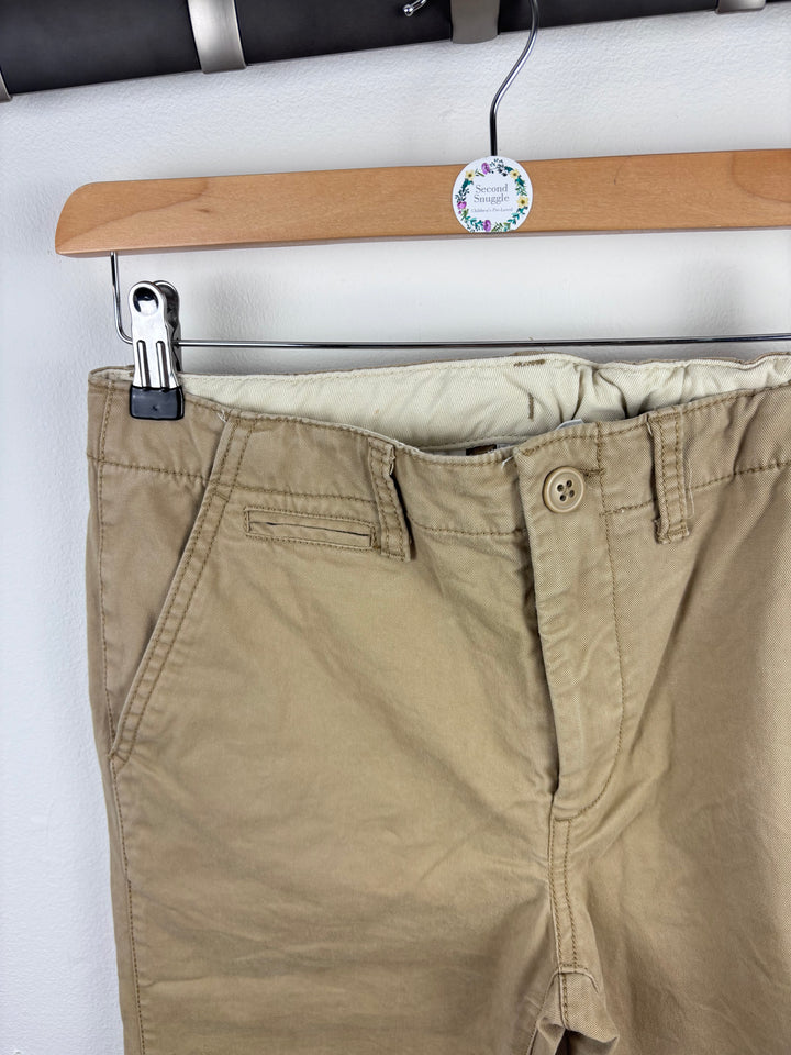 Gap Beige Chino Trousers 14 Years-Trousers-Second Snuggle Preloved