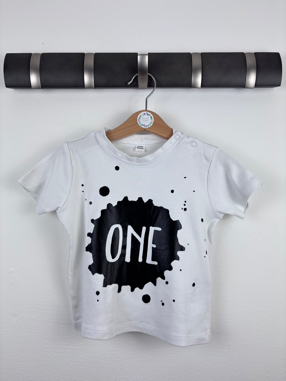 Baby Bugs White One Print T-Shirt 18-24 Months-Tops-Second Snuggle Preloved