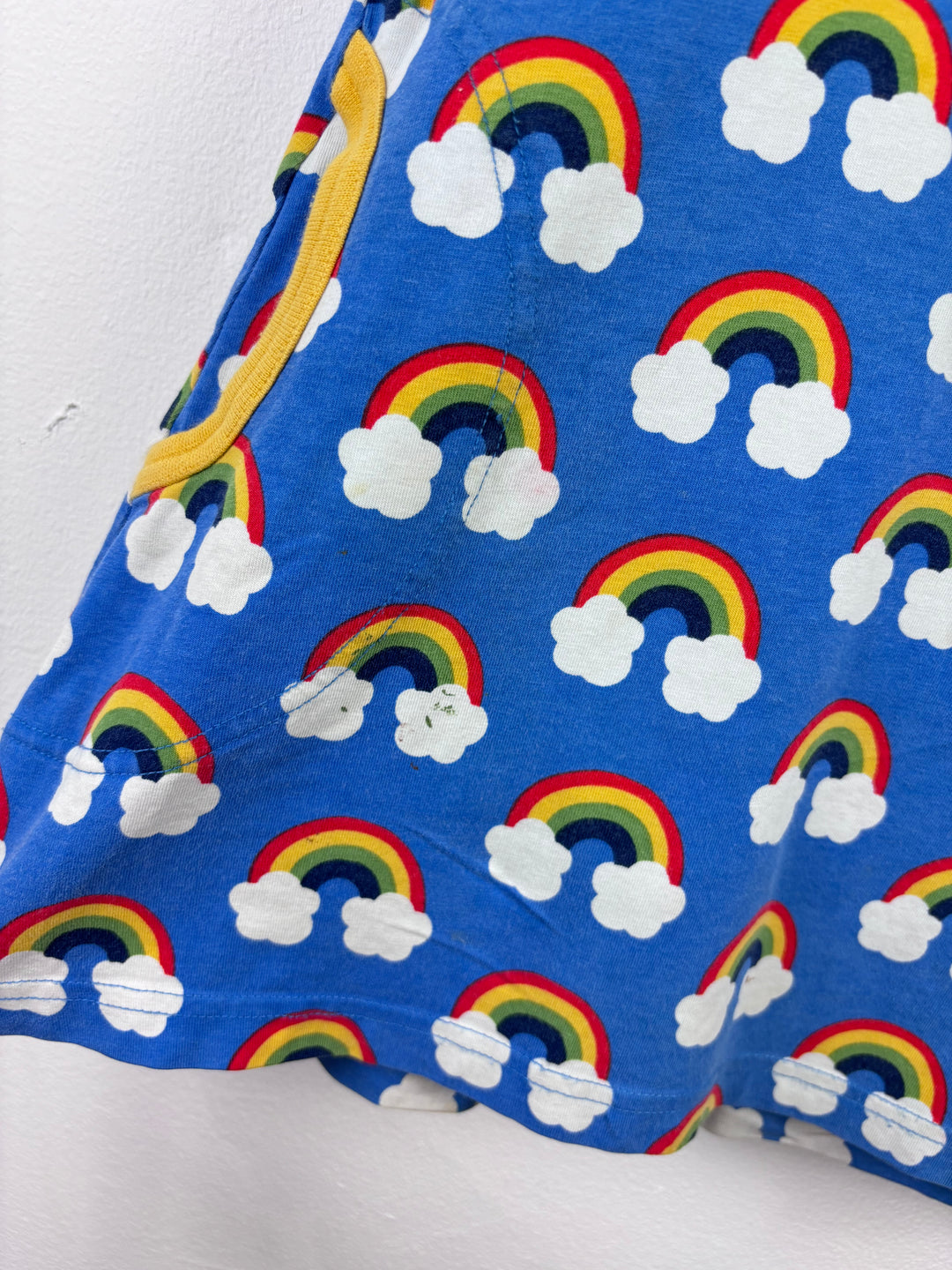 Maxomorra Rainbow Print Dress 3-4 Years-Dresses-Second Snuggle Preloved