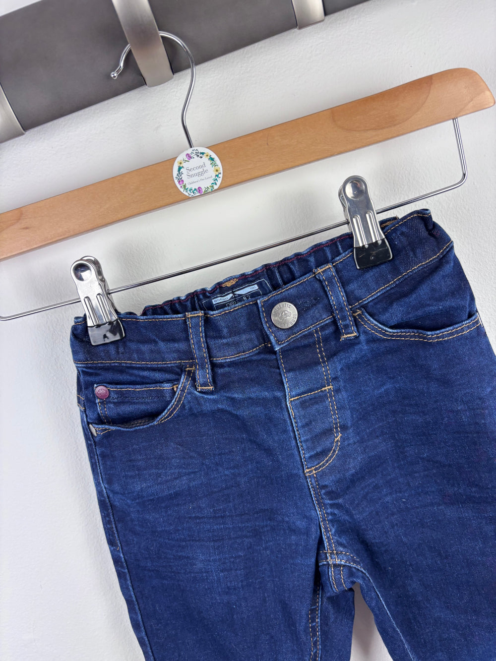 Next Dark Wash Skinny Jeans 4-5 Years-Trousers-Second Snuggle Preloved