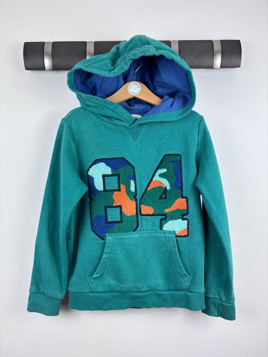 M&S Green 84 Appliqué Hoodie 6-7 Years-Hoodies-Second Snuggle Preloved