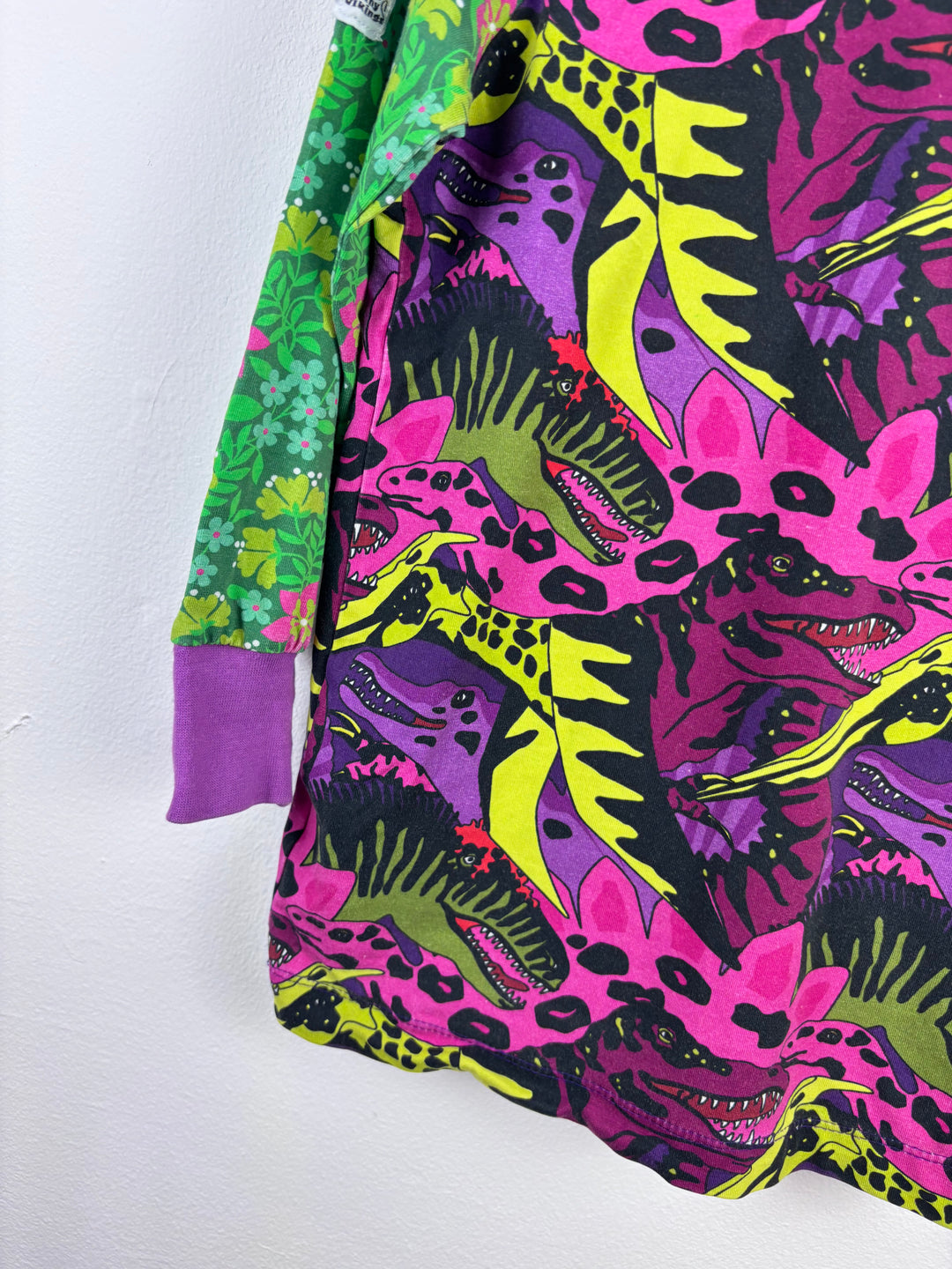 Tiny Vikings Dinosaur Print Top 5-6 Years-Tops-Second Snuggle Preloved