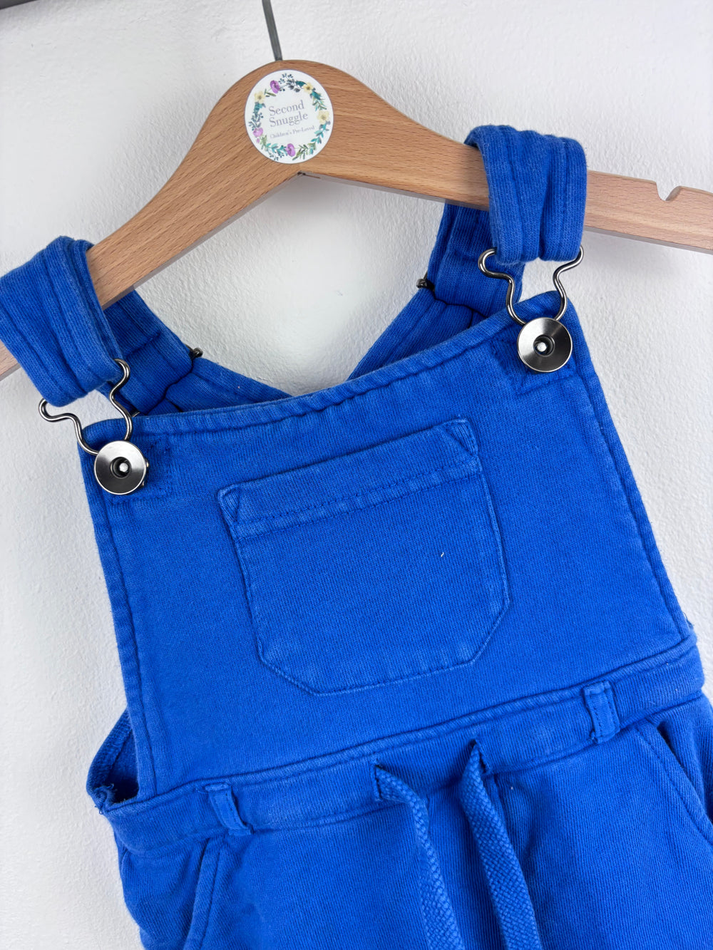 Next Royal Blue Short Dungarees 18-24 Months-Dungarees-Second Snuggle Preloved
