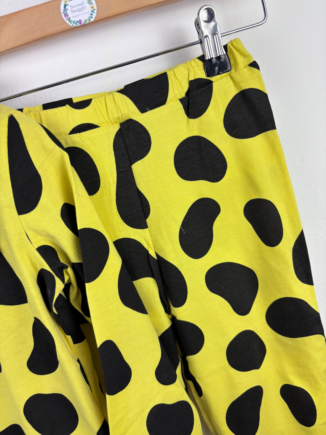 Lucy & Sam Yellow Spot Pyjama Set 4-5 Years-Night Wear-Second Snuggle Preloved