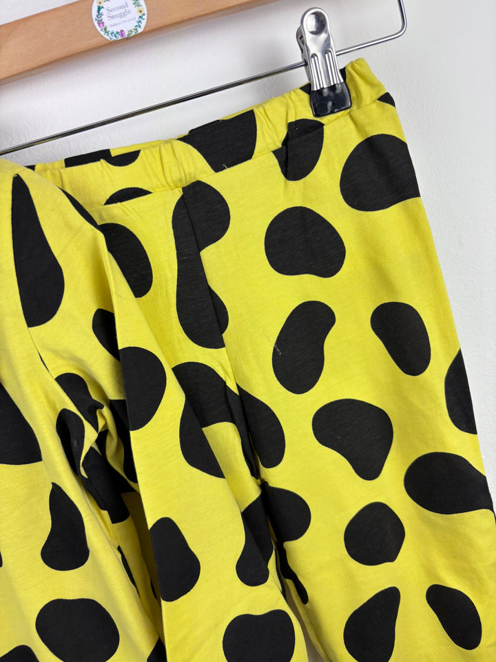 Lucy & Sam Yellow Spot Pyjama Set 3-4 Years-Night Wear-Second Snuggle Preloved