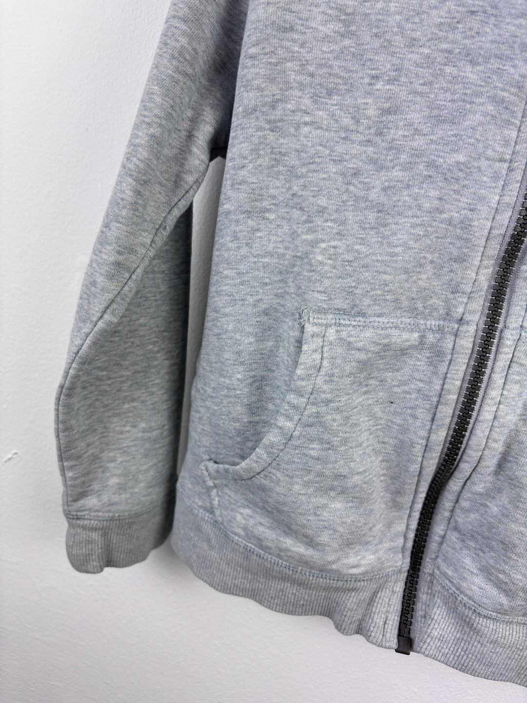 M&S Light Grey Zip Hoodie 4-5 Years-Hoodies-Second Snuggle Preloved