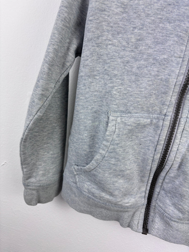 M&S Light Grey Zip Hoodie 4-5 Years-Hoodies-Second Snuggle Preloved