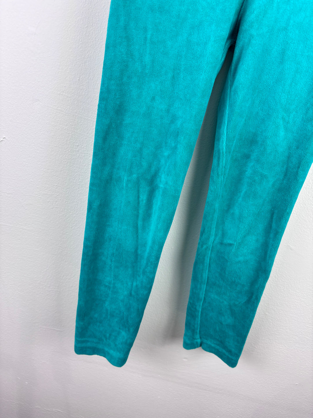 Maxomorra Teal Cord Leggings 5-6 Years-Leggings-Second Snuggle Preloved